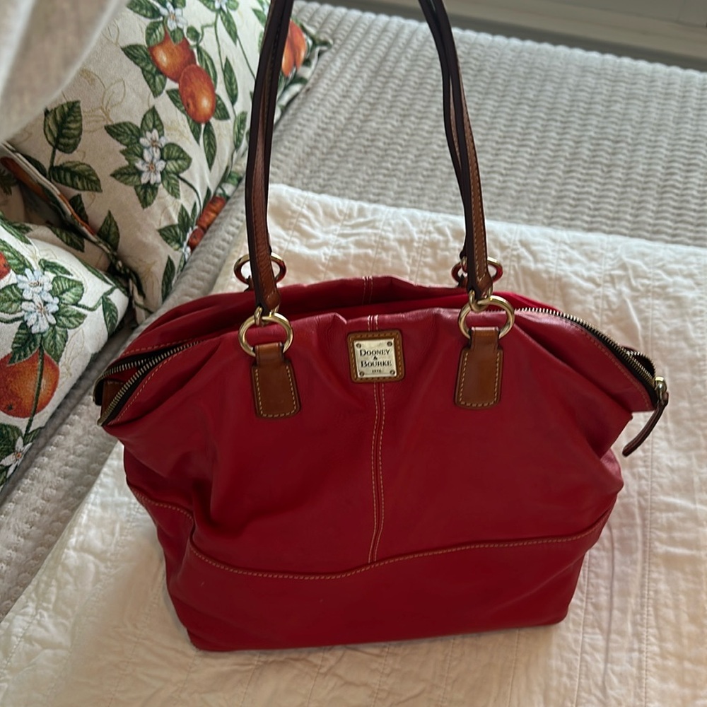 Butter leather red bag- excellent condition